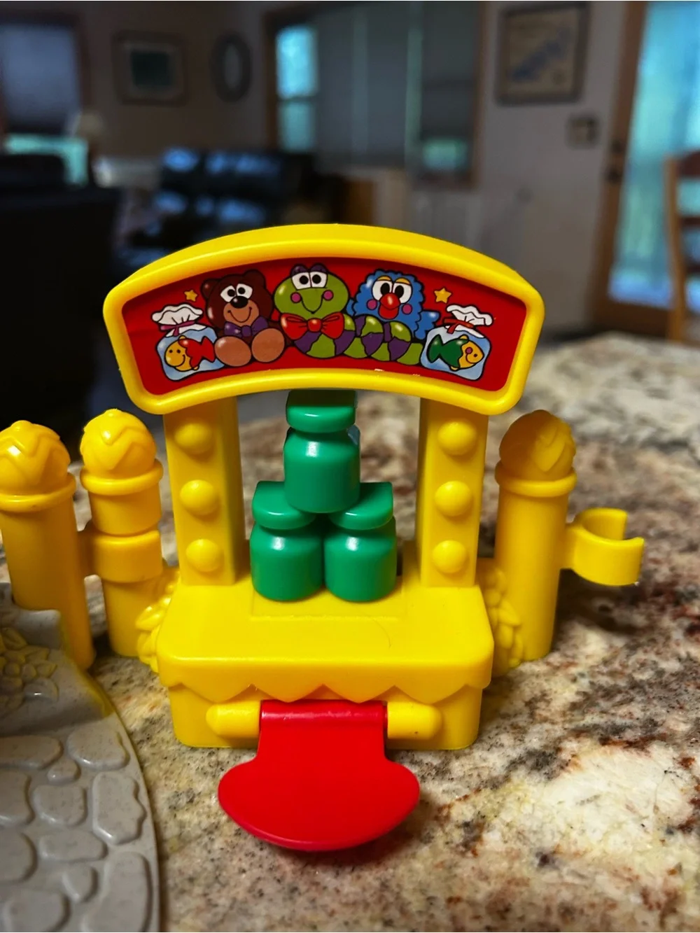Fisher-Price Little People Carnival Carousel Ride & Game Set with 3 People GREAT
